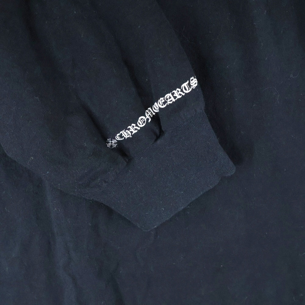 CHROME HEARTS(クロムハーツ) CH L S 1 STAFFバックホースシュープリント長袖カットソー ブラック