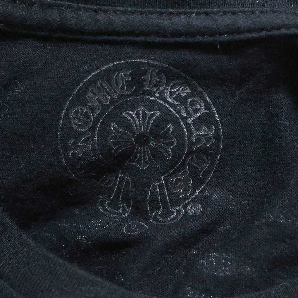 CHROME HEARTS(クロムハーツ) CH L S 1 STAFFバックホースシュープリント長袖カットソー ブラック