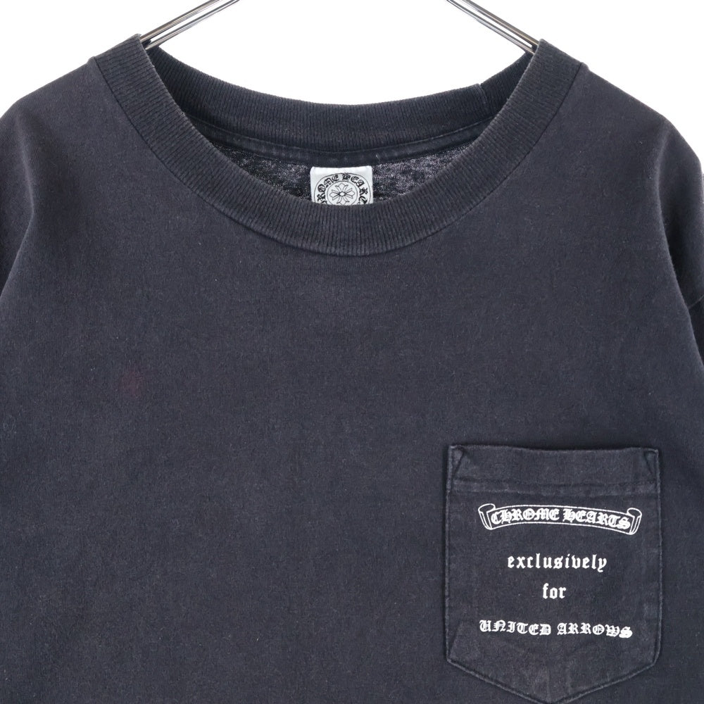 CHROME HEARTS(クロムハーツ) OLD×UNITED ARROWS OLD DAGGER TEE ユナイテッドアローズ オールド ダガー 半袖Tシャツ カットソー ブラック