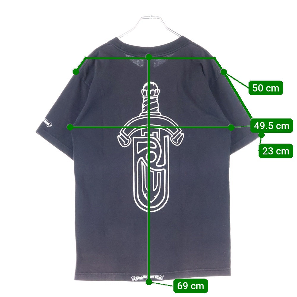 CHROME HEARTS(クロムハーツ) OLD×UNITED ARROWS OLD DAGGER TEE ユナイテッドアローズ オールド ダガー 半袖Tシャツ カットソー ブラック