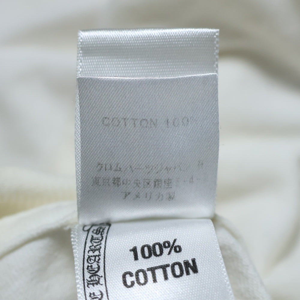 CHROME HEARTS(クロムハーツ) USA Arch Logo L/S Tee アーチロゴ USA 長袖Tシャツ ホワイト