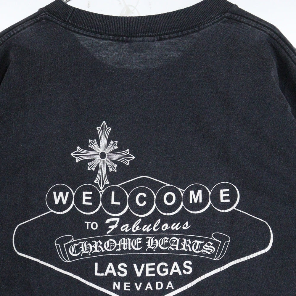 CHROME HEARTS(クロムハーツ) OLD LAS VEGAS S/S TEE オールド ラスベガス 両面プリント 半袖Tシャツ ブラック