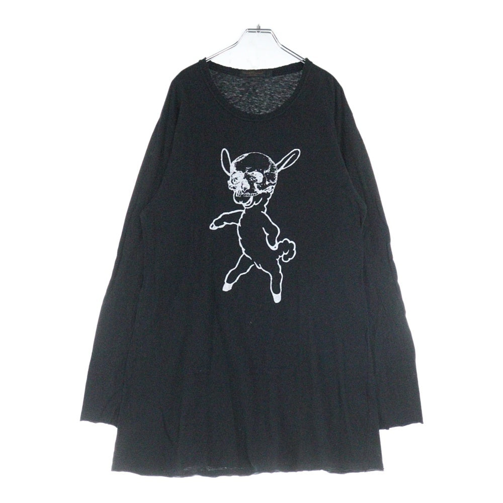 UNDERCOVER(アンダーカバー) Archive グラフィックプリント ロング丈 長袖スリーブ 長袖Tシャツ ブラック