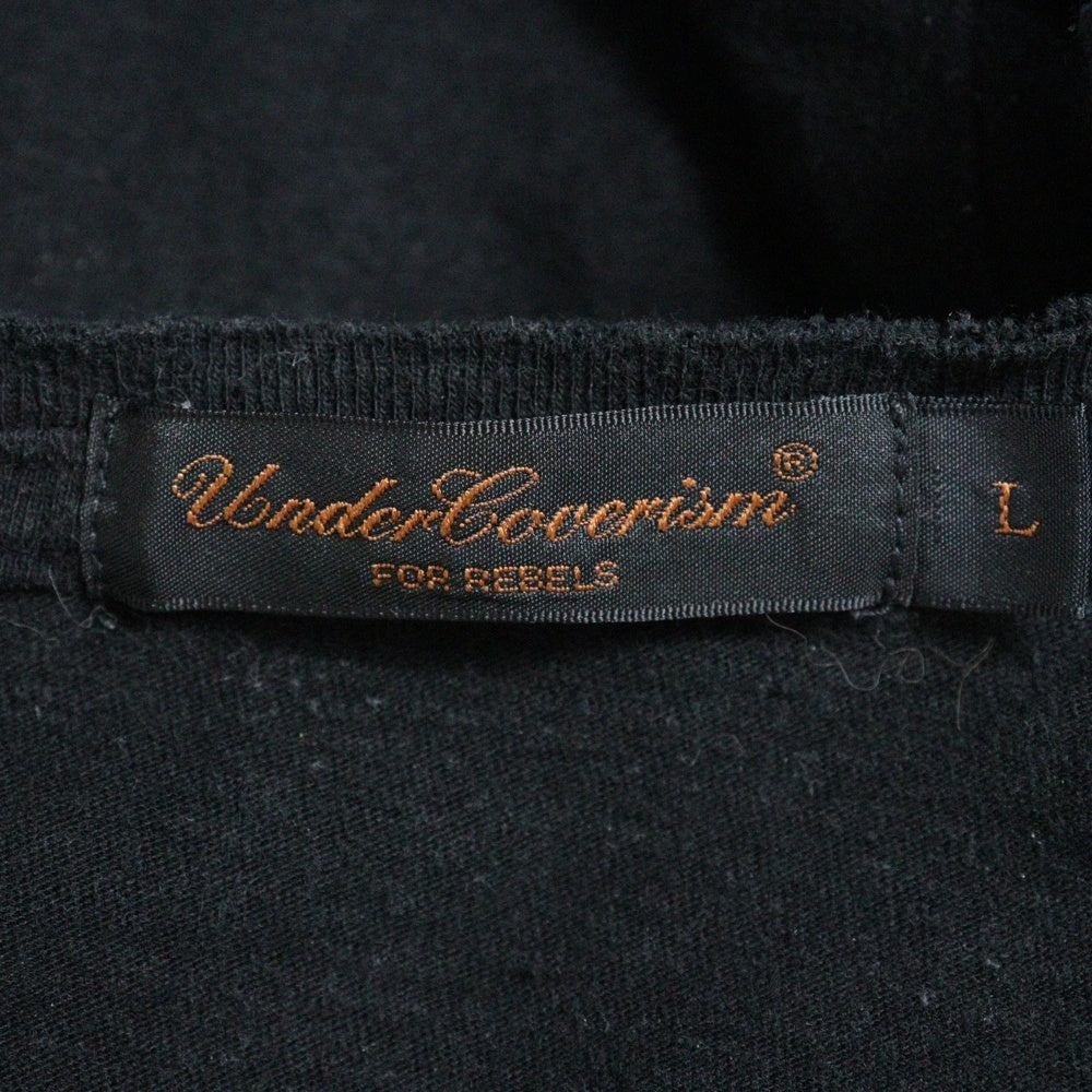 UNDERCOVER(アンダーカバー) Archive グラフィックプリント ロング丈 長袖スリーブ 長袖Tシャツ ブラック