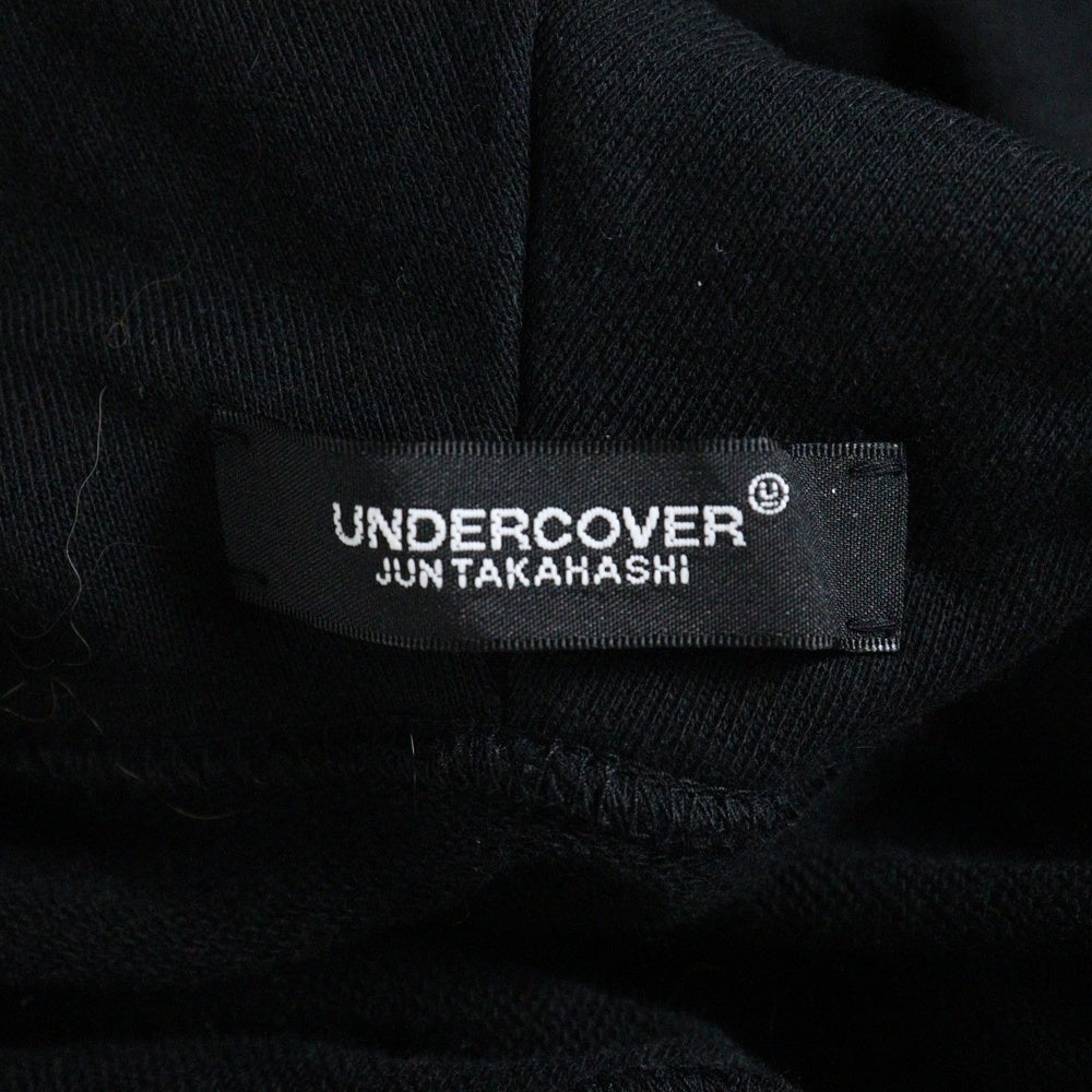 UNDERCOVER(アンダーカバー) 25SS コルセットモチーフ レースアップデザインジップアップ パーカー ブラック UC1E1807