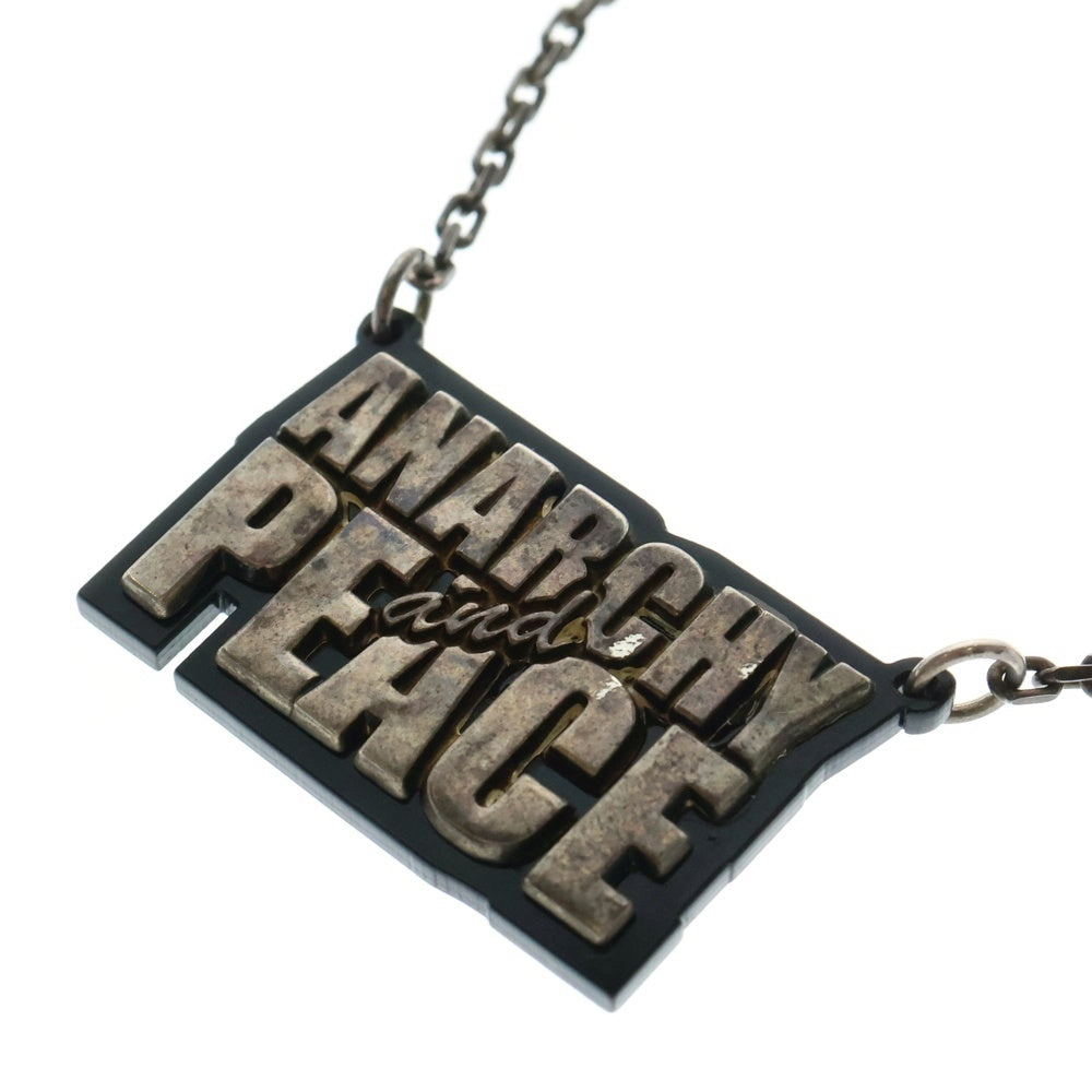 UNDERCOVER(アンダーカバー) Archive anarchy and peace アナーキーアンドピース シルバーネックレス