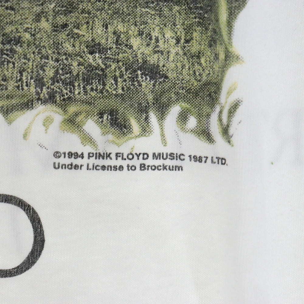 VINTAGE(ヴィンテージ) 90S PINK FLOYD NORTH AMERICAN TOUR 1994 ピンクフロイド 両面プリント 半袖Tシャツ ホワイト