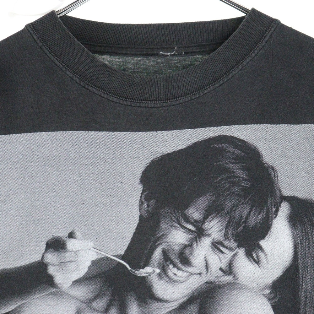 VINTAGE(ヴィンテージ) 90s Haagen Dazs hold toght TEE ハーゲンダッツ フォトプリント 半袖Tシャツ カットソー ブラック