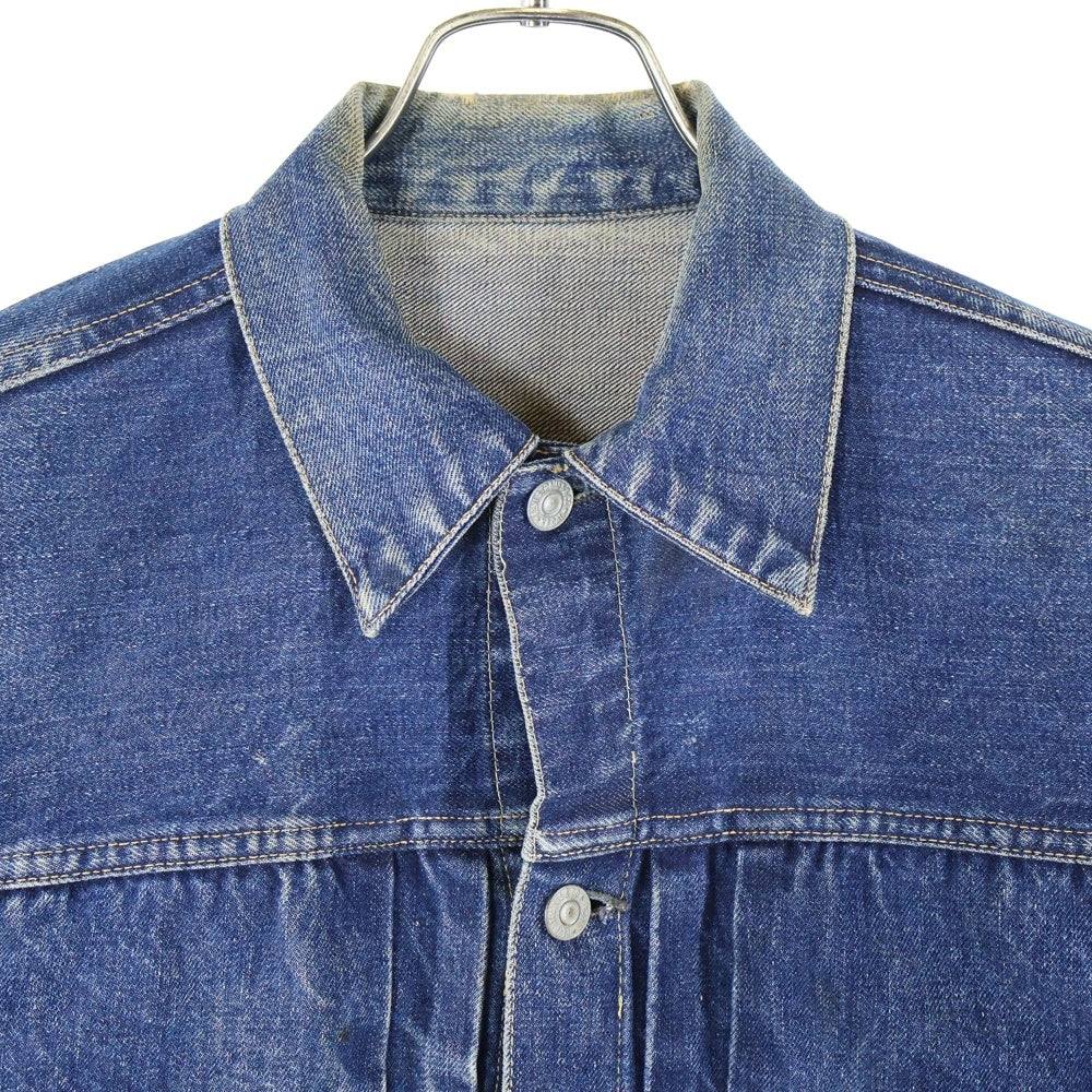 Levi's(リーバイス) 50-60s VINTAGE 507XX 革パッチ 2nd ボタン裏刻印17 ハギ付き デニムジャケット インディゴ