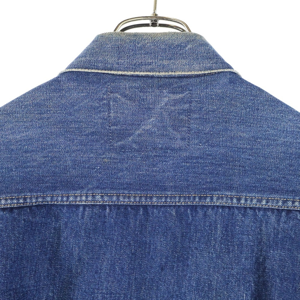 Levi's(リーバイス) 50-60s VINTAGE 507XX 革パッチ 2nd ボタン裏刻印17 ハギ付き デニムジャケット インディゴ