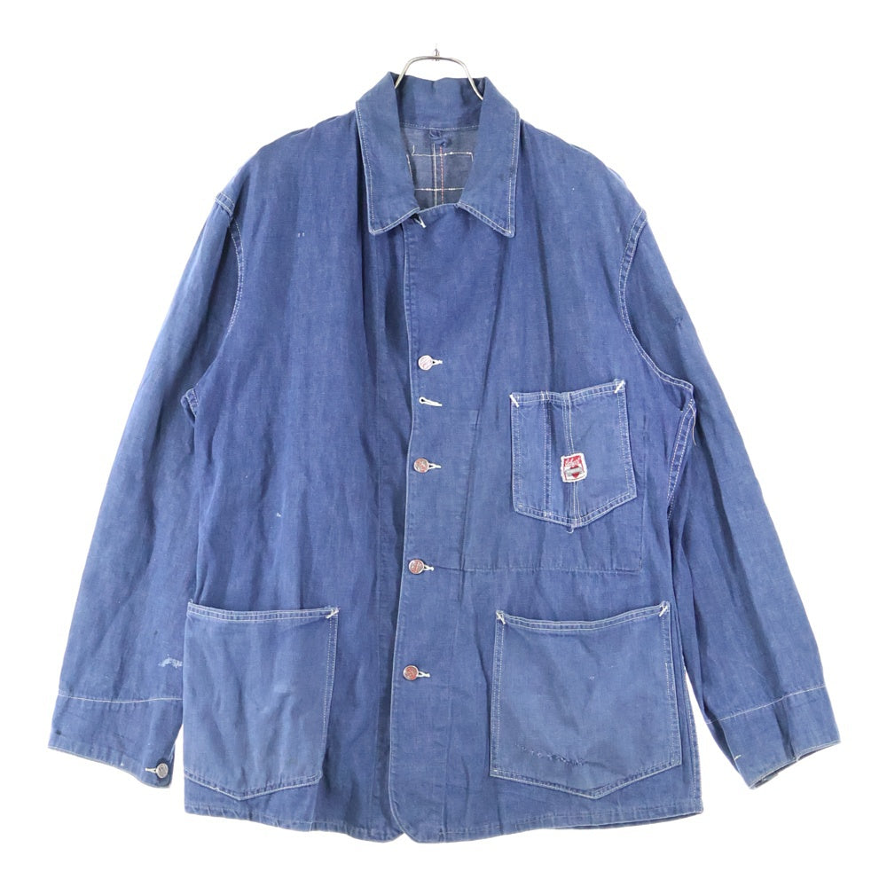 CARHARTT(カーハート) 50-60s VINTAGE ハートタグ カナダ製 カナダハート ハートボダン デニムカバーオール インディゴ