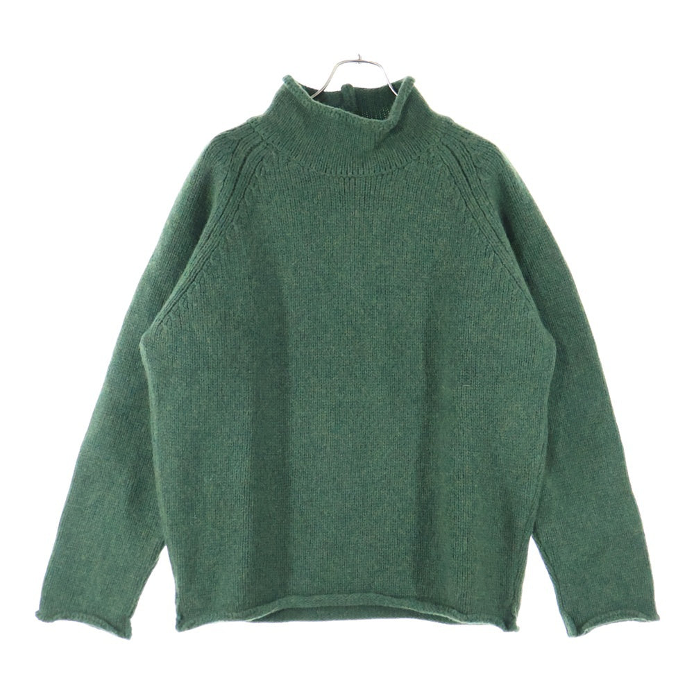 MASSES(マシス) MOCK NECK PO モックネック ニット セーター グリーン