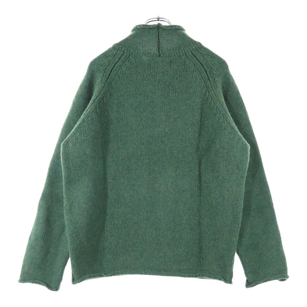 MASSES(マシス) MOCK NECK PO モックネック ニット セーター グリーン