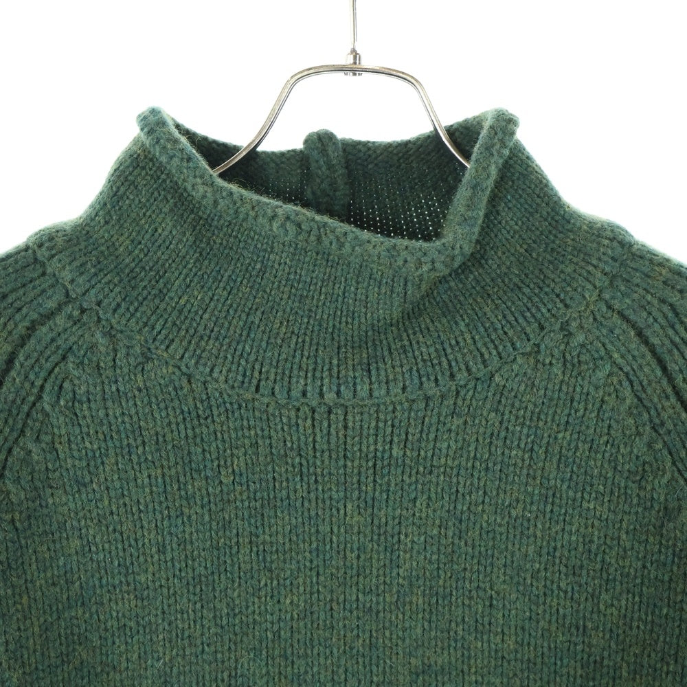 MASSES(マシス) MOCK NECK PO モックネック ニット セーター グリーン