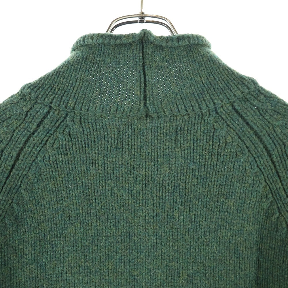 MASSES(マシス) MOCK NECK PO モックネック ニット セーター グリーン