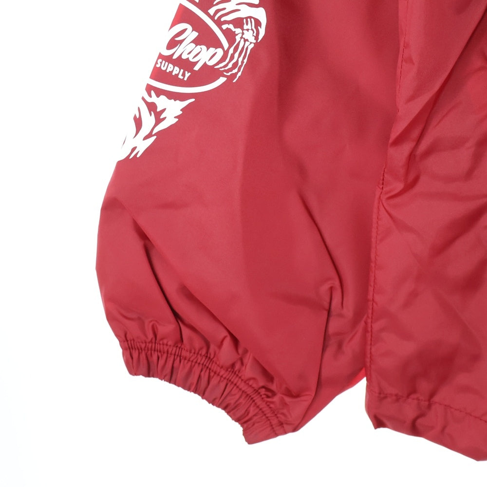 MASSES(マシス) ×PORKCHOP NYLON JKT REAPER P コーチジャケット レッド