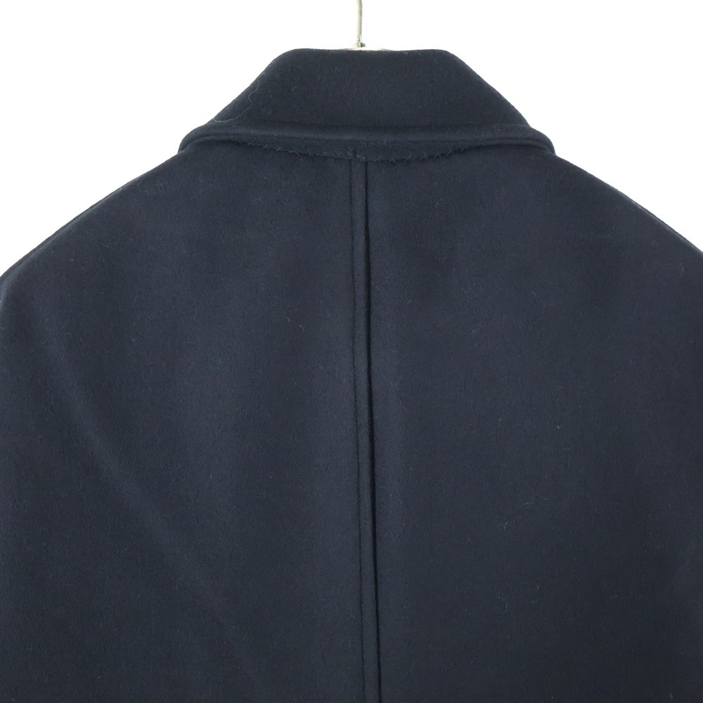 MASSES(マシス) P COAT レザー切り替え コート アウター ブラック
