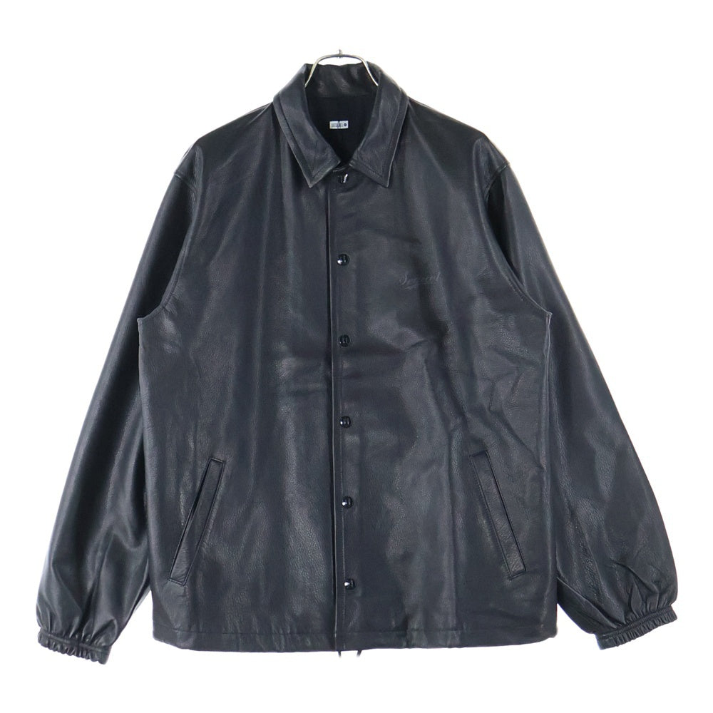 SEQUEL(シークエル) LEATHER COACH JACKET SQ-23AW-JK-03 レザーコーチジャケット ブラック