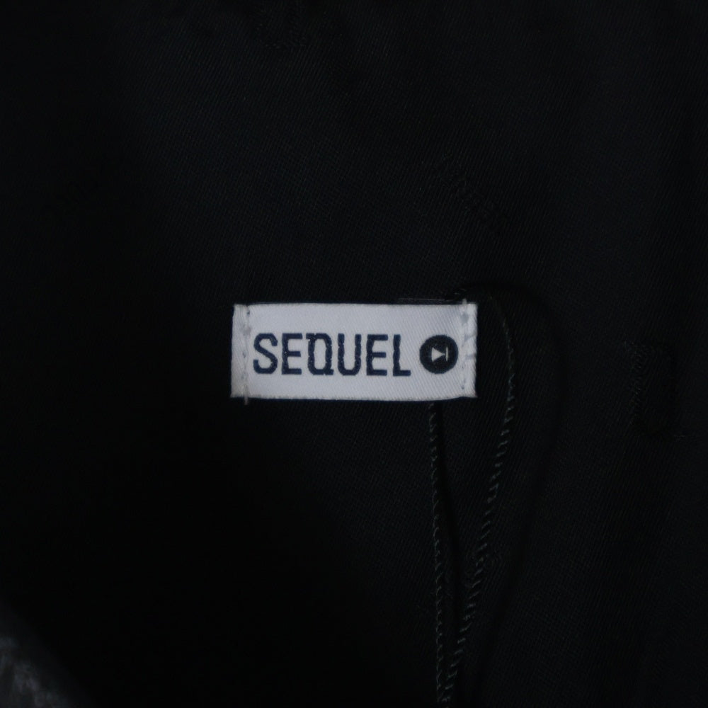 SEQUEL(シークエル) LEATHER COACH JACKET SQ-23AW-JK-03 レザーコーチジャケット ブラック