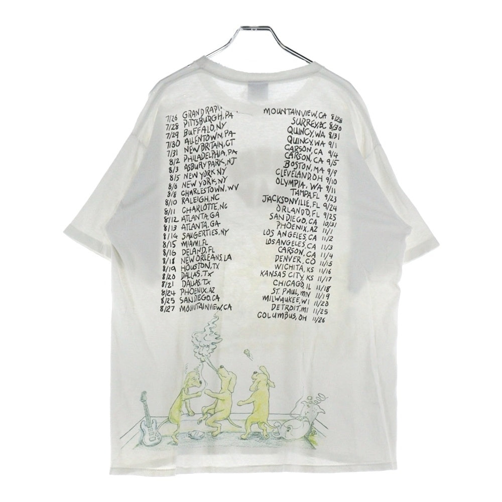 VINTAGE(ヴィンテージ) 90s GREEN DAY DOOKIE グリーンデイ ドゥーキーツアー 両面プリント 半袖Tシャツ ホワイト