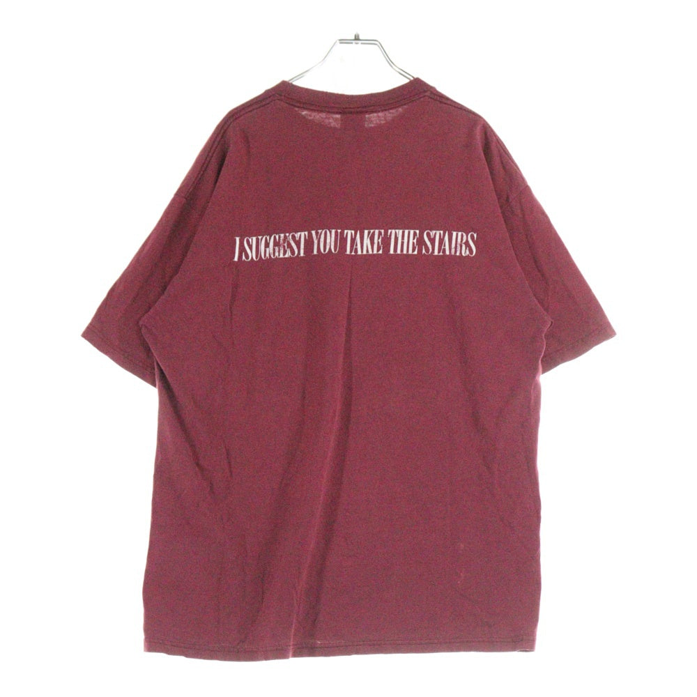 VINTAGE(ヴィンテージ) 90s Disney The Twilight Zone Tower of Terror ディズニー タワーオブテラー 半袖Tシャツ カットソー バーガンディ