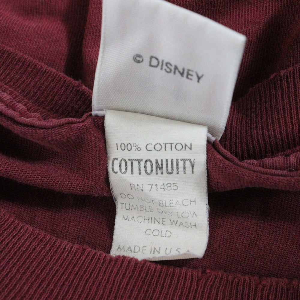 VINTAGE(ヴィンテージ) 90s Disney The Twilight Zone Tower of Terror ディズニー タワーオブテラー 半袖Tシャツ カットソー バーガンディ