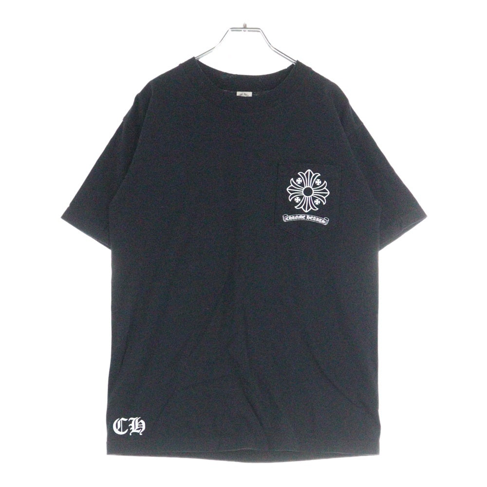 CHROME HEARTS(クロムハーツ) CHプラスプリント 半袖Tシャツ カットソー ブラック