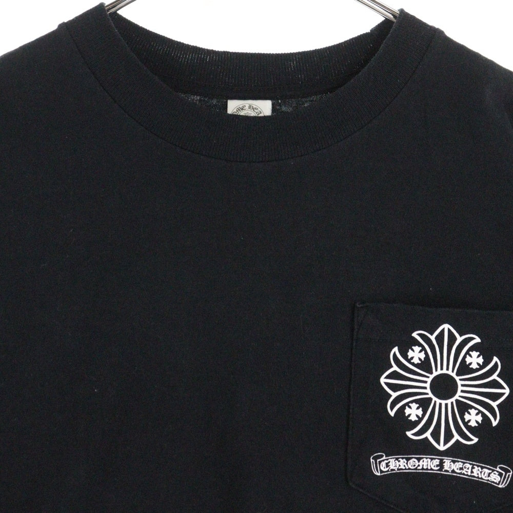 CHROME HEARTS(クロムハーツ) CHプラスプリント 半袖Tシャツ カットソー ブラック