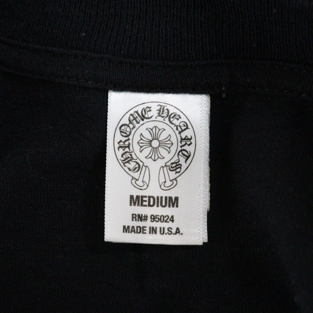 CHROME HEARTS(クロムハーツ) CHプラスプリント 半袖Tシャツ カットソー ブラック