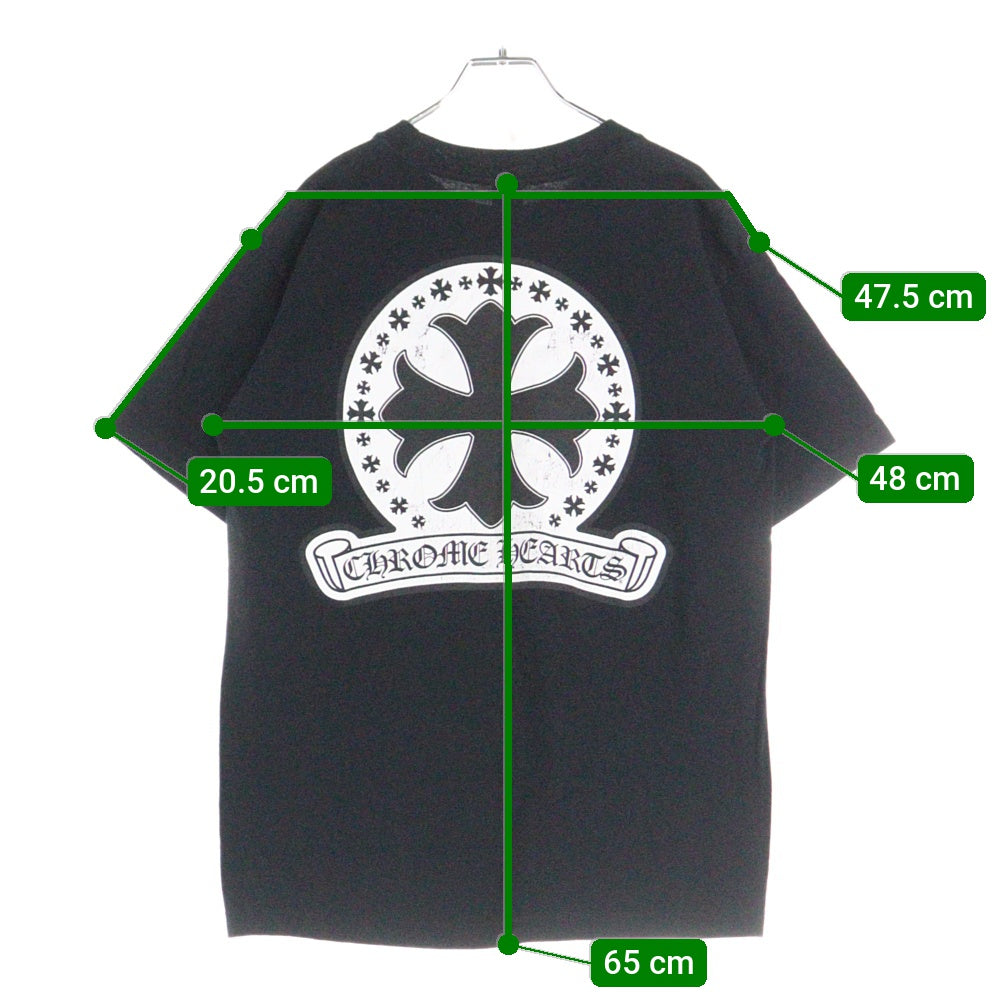 CHROME HEARTS(クロムハーツ) CHプラスプリント 半袖Tシャツ カットソー ブラック