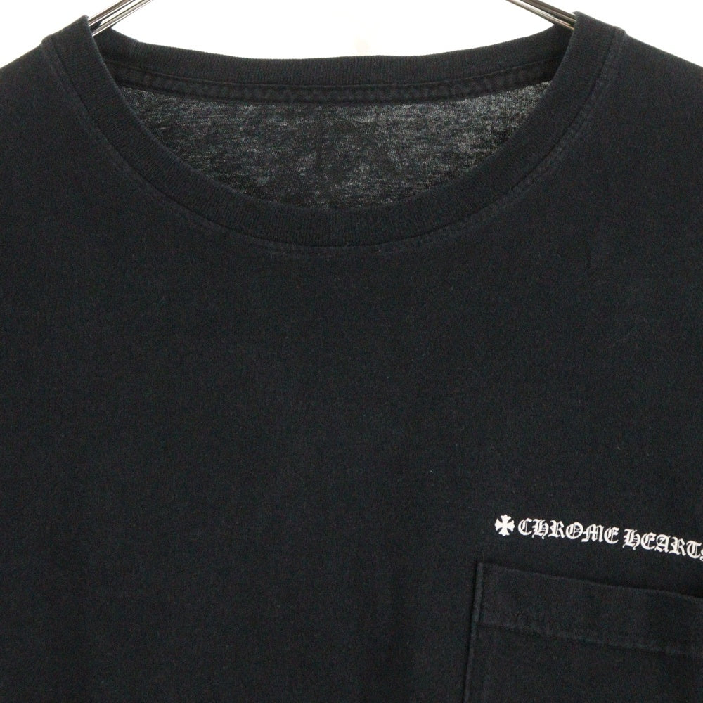 CHROME HEARTS(クロムハーツ) CHプラスプリント 長袖Tシャツ ロングスリーブ ブラック