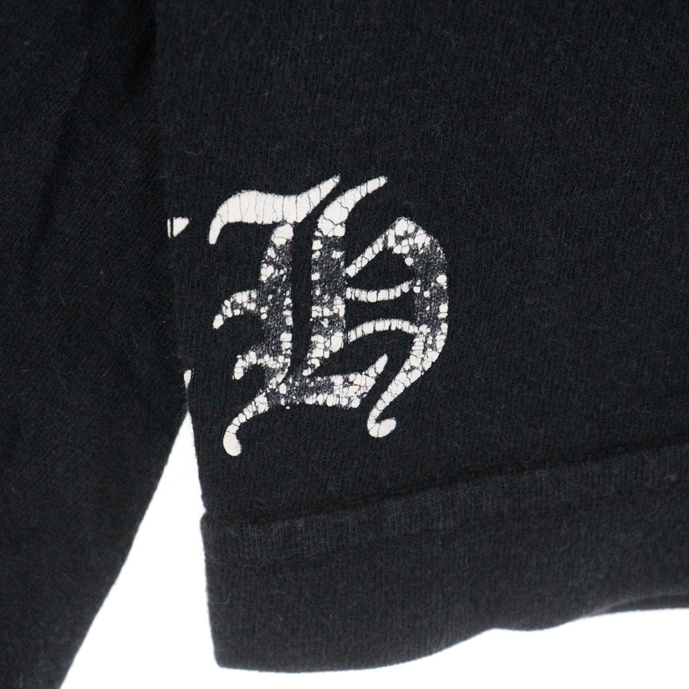 CHROME HEARTS(クロムハーツ) CHプラスプリント 長袖Tシャツ ロングスリーブ ブラック