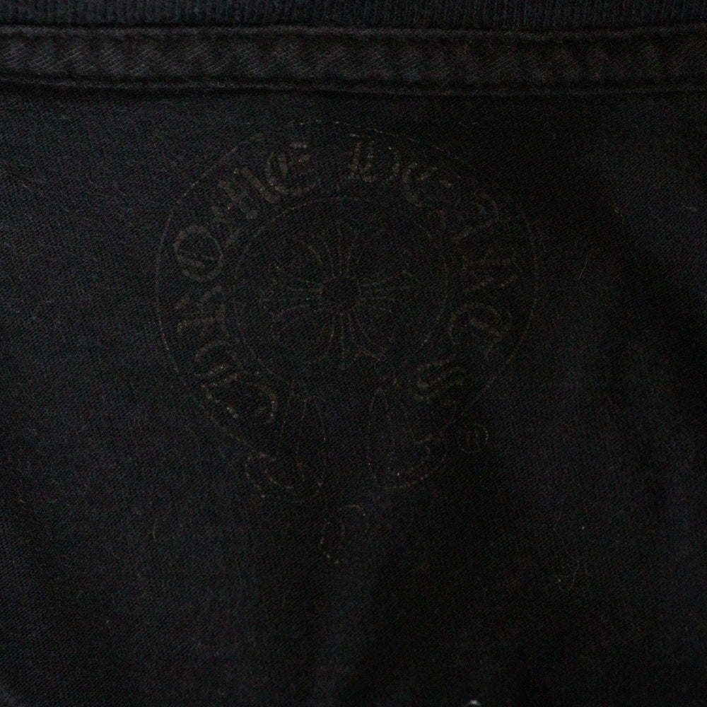 CHROME HEARTS(クロムハーツ) CHプラスプリント 長袖Tシャツ ロングスリーブ ブラック
