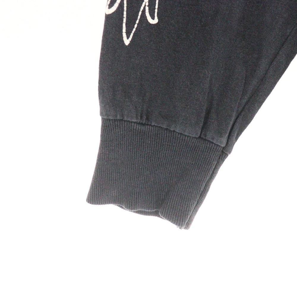 CHROME HEARTS(クロムハーツ) OLD HORSESHOE ホースシュープリント 長袖Tシャツ ロングスリーブ ブラック