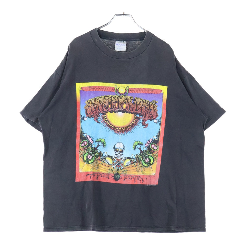 VINTAGE(ヴィンテージ) 90S GRATEFUL DEAD AOXOMOXOA グレイトフルデッド アオクソモクソア 両面プリント 半袖Tシャツ ブラック