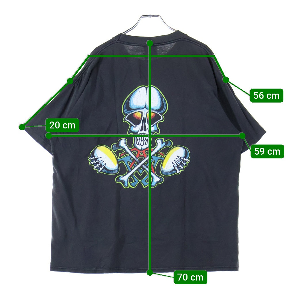 VINTAGE(ヴィンテージ) 90S GRATEFUL DEAD AOXOMOXOA グレイトフルデッド アオクソモクソア 両面プリント 半袖Tシャツ ブラック
