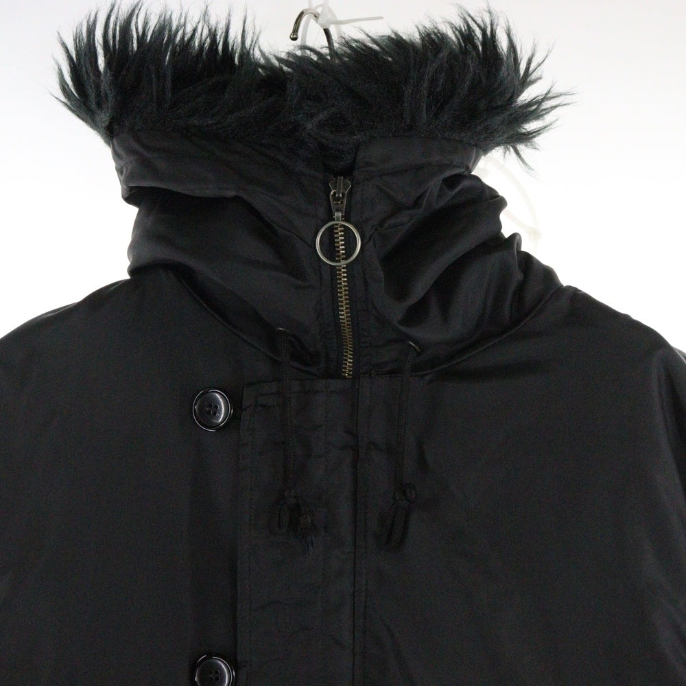 RAF SIMONS(ラフシモンズ) 04AW ARCHIVE WAVE期 N-3B オーバーサイズ ミリタリージャケット コート ブラック