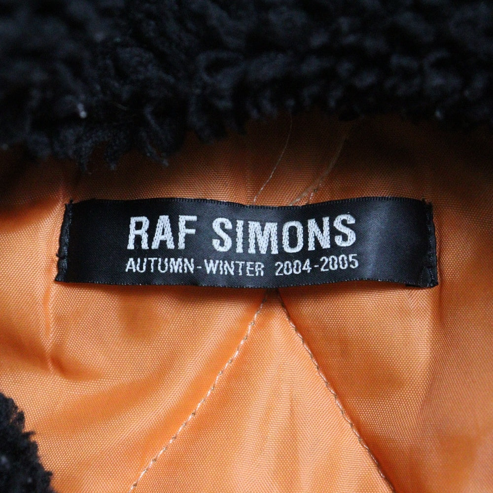 RAF SIMONS(ラフシモンズ) 04AW ARCHIVE WAVE期 N-3B オーバーサイズ ミリタリージャケット コート ブラック