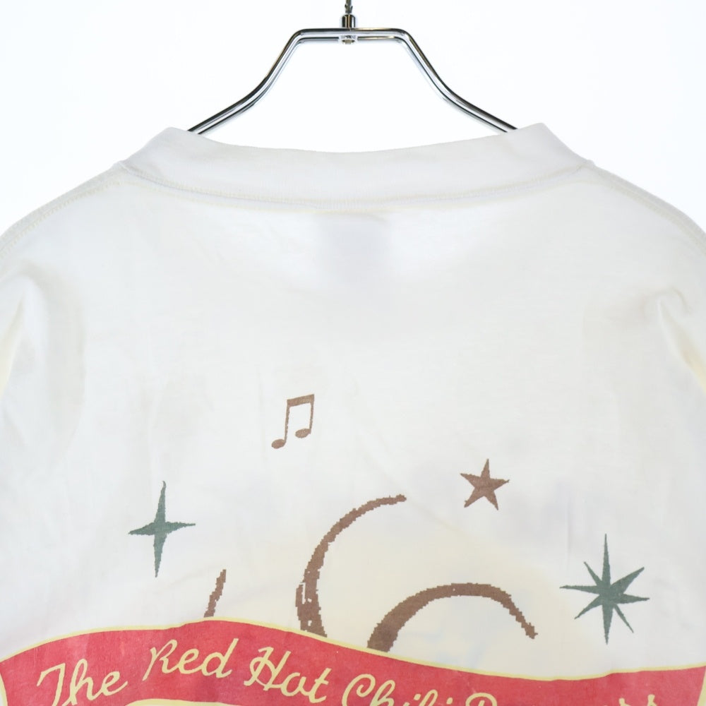 VINTAGE(ヴィンテージ) 90s RED HOT CHILI PEPPERS WORLD TOUR 1996 ONE HOT MINUTE レッドホットチリペッパーズ ツアープリント お風呂 半袖Tシャツ カットソー ホワイト