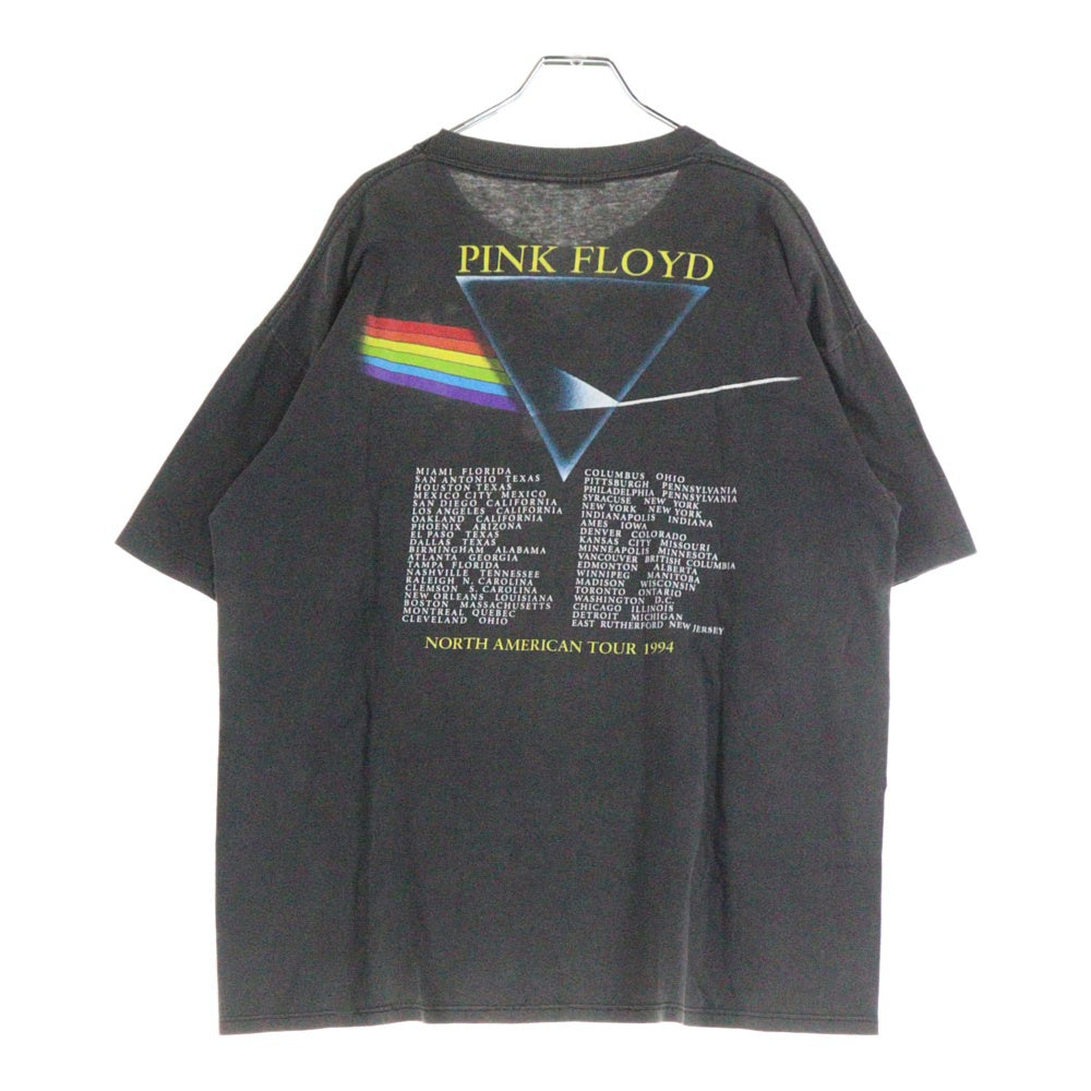 VINTAGE(ヴィンテージ) 90S PINK FLOYD NORTH AMERICAN TOUR 1994 ピンクフロイド 両面プリント 半袖Tシャツ ブラック