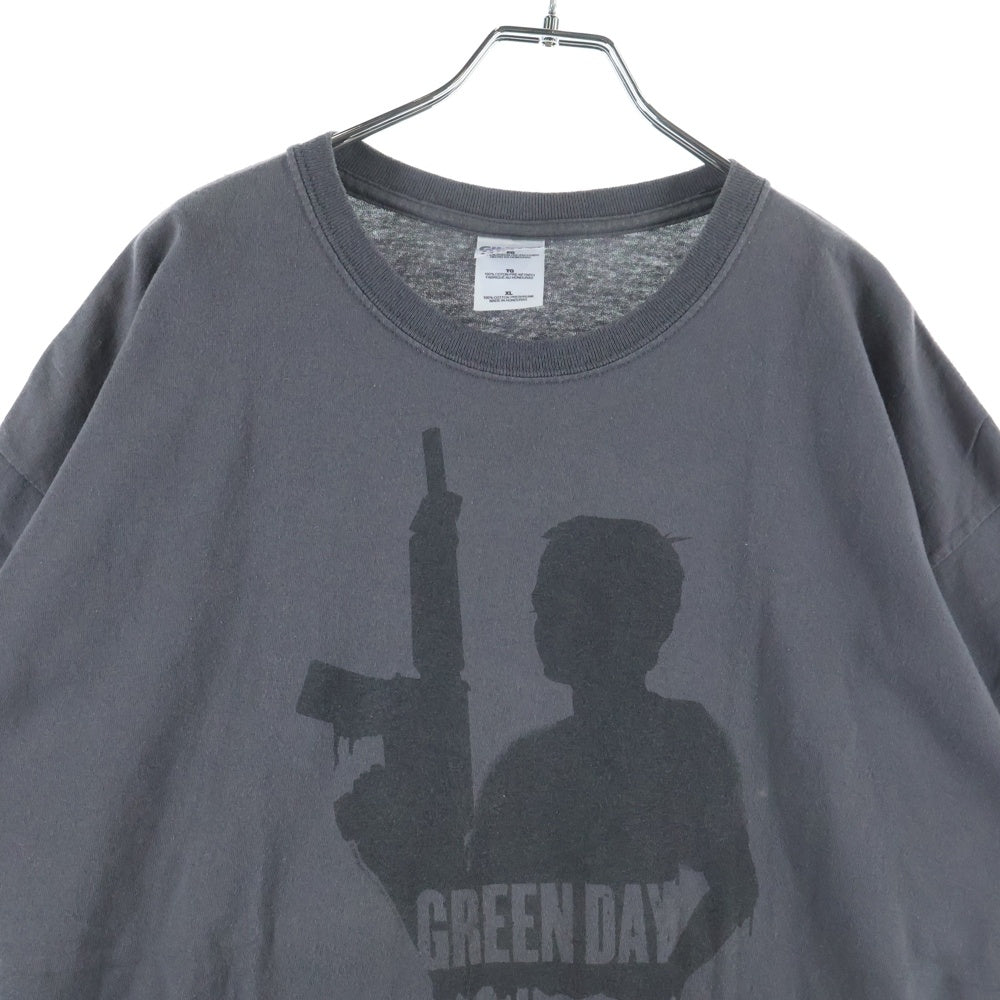 VINTAGE(ヴィンテージ) 00S GREEN DAY グラフィックプリント 半袖Tシャツ グレー