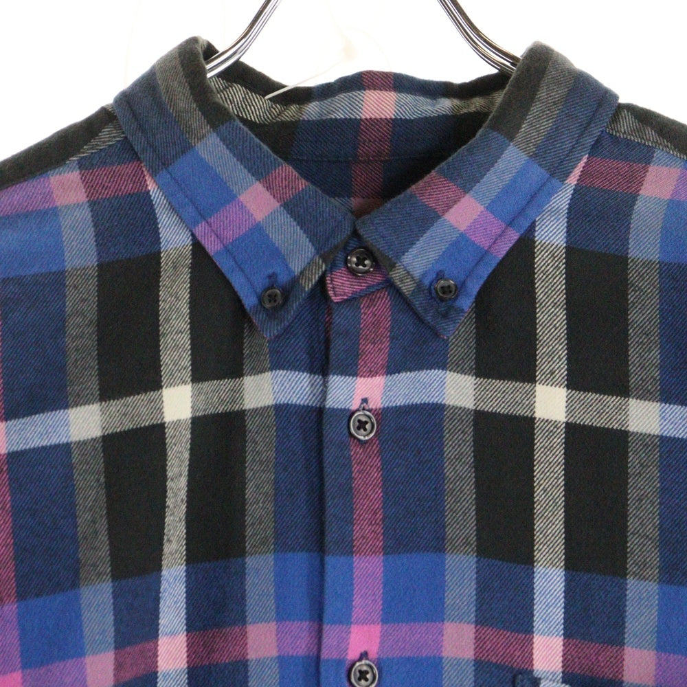 SUPREME(シュプリーム) 23AW Plaid Flannel Shirt タータンチェック フランネルシャツ 長袖シャツ ブルー