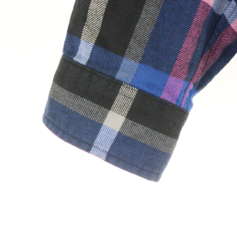 SUPREME(シュプリーム) 23AW Plaid Flannel Shirt タータンチェック フランネルシャツ 長袖シャツ ブルー