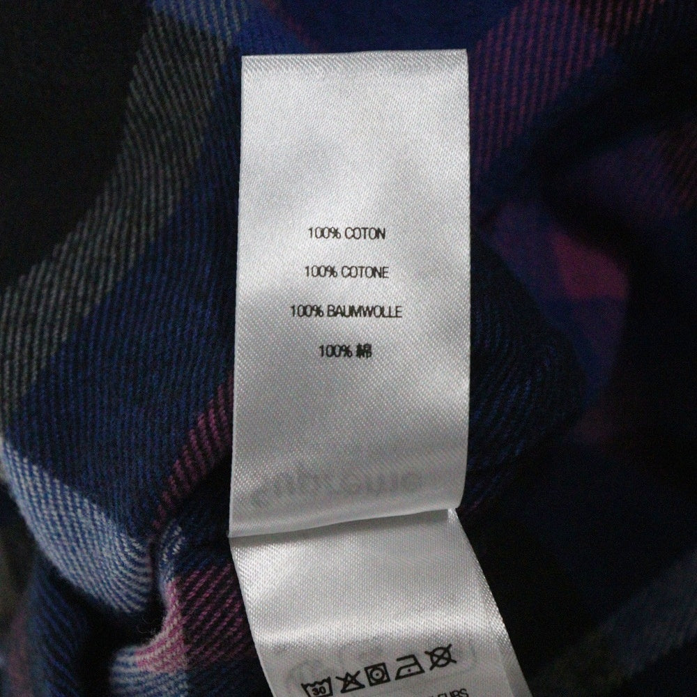 SUPREME(シュプリーム) 23AW Plaid Flannel Shirt タータンチェック フランネルシャツ 長袖シャツ ブルー