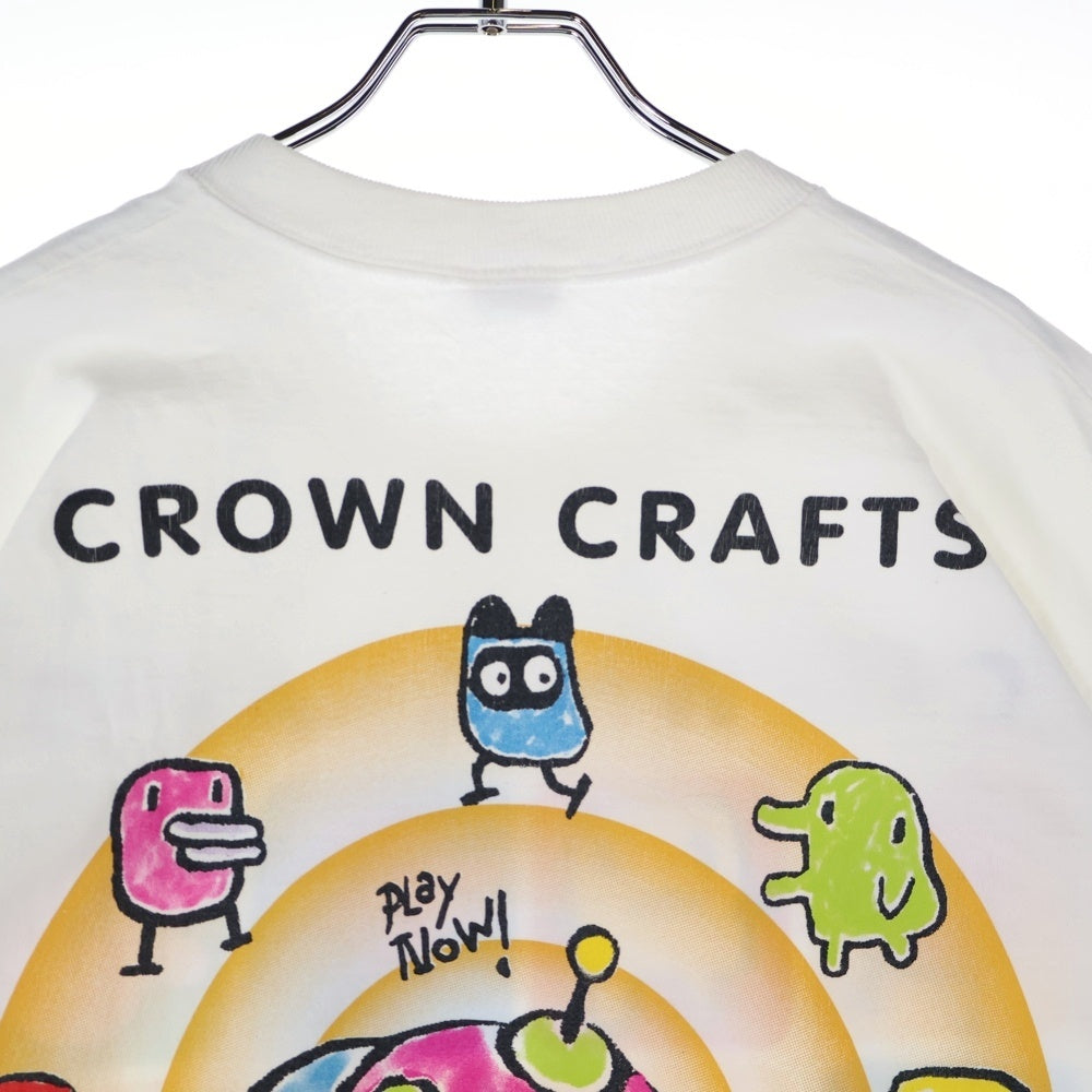VINTAGE(ヴィンテージ) 90s Tamagotchi TEE たまごっち 両面プリント半袖Tシャツ カットソーホワイト
