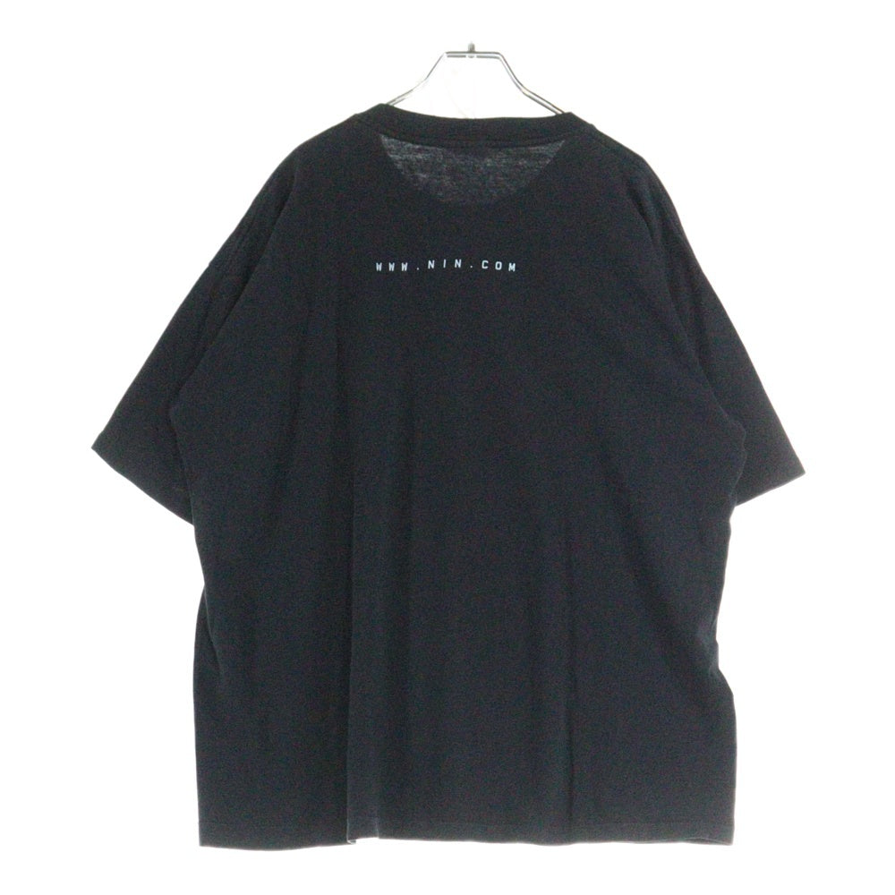 VINTAGE(ヴィンテージ) 90s NINE INCH NAILS WWW NIN COM TEE ナインインチネイルズ 両面プリント半袖Tシャツ カットソー ブラック