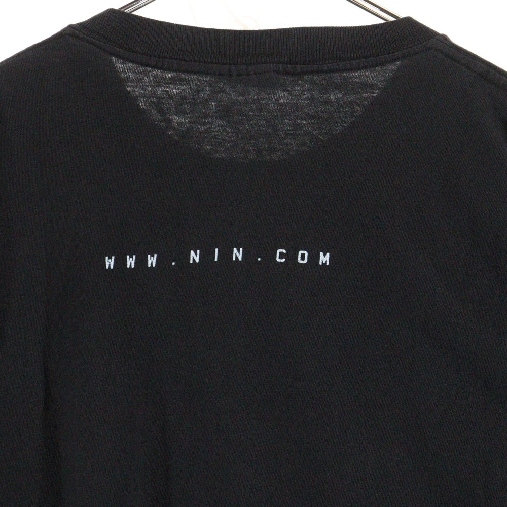 VINTAGE(ヴィンテージ) 90s NINE INCH NAILS WWW NIN COM TEE ナインインチネイルズ 両面プリント半袖Tシャツ カットソー ブラック