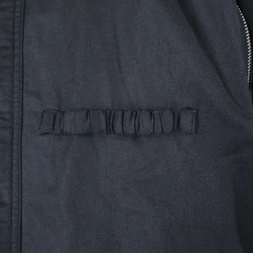 RAF SIMONS(ラフシモンズ) 01AW Riot Riot Riot期 Waxed Detachable Zip Bomber Jacket ワックス デタッチャブルデザイン ジップアップ ボンバージャケット ブラック