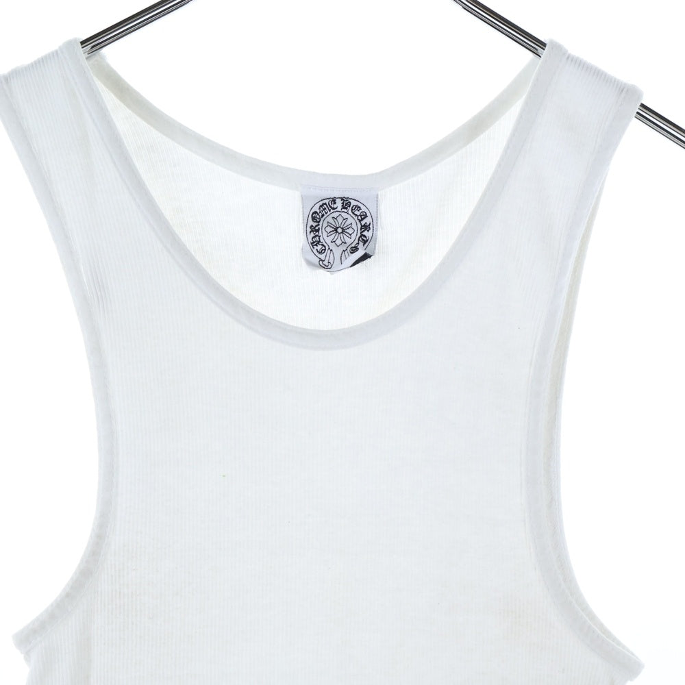 CHROME HEARTS(クロムハーツ) OLD Side Logo Tee サイドロゴ タンクトップ ノースリーブカットソー ホワイト