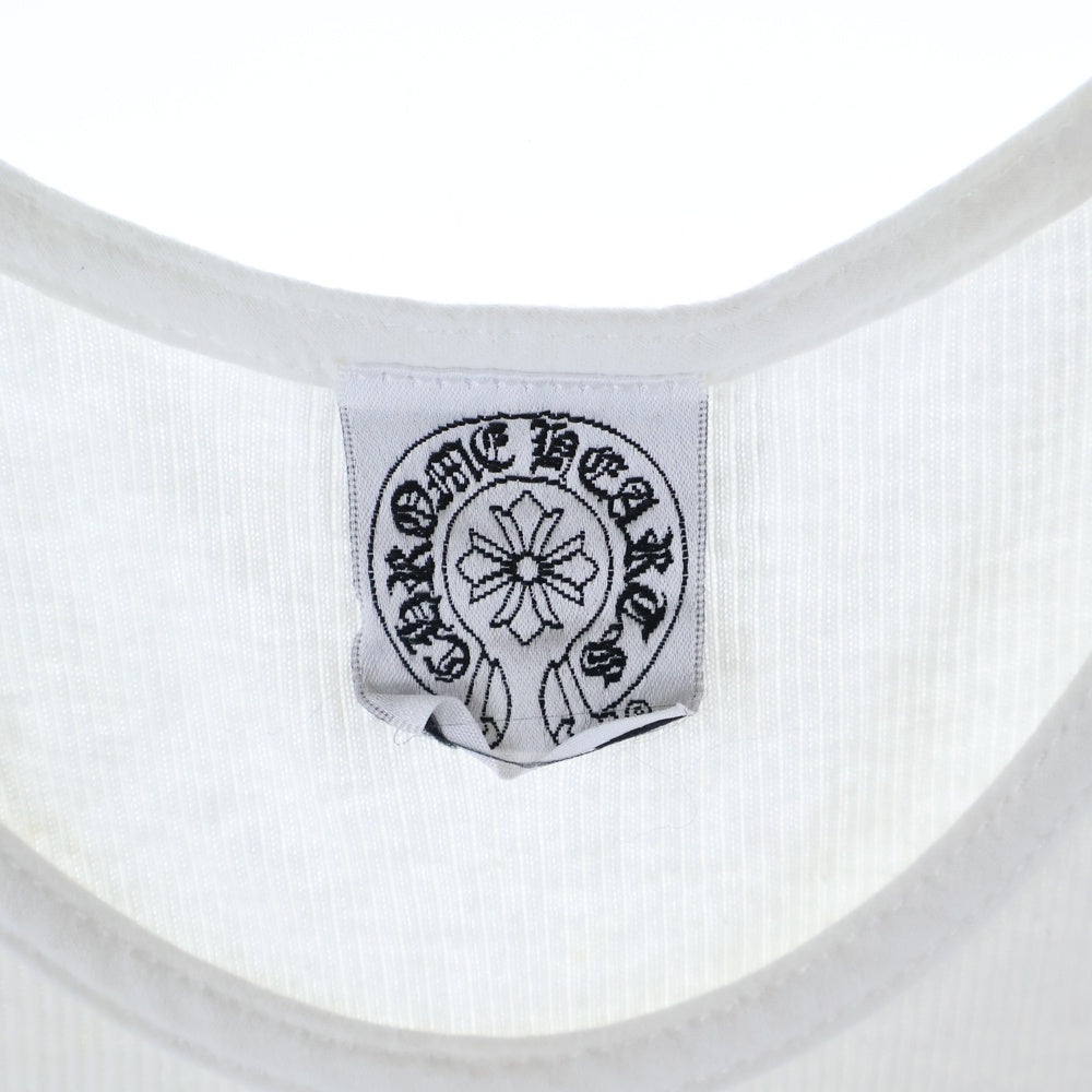 CHROME HEARTS(クロムハーツ) OLD Side Logo Tee サイドロゴ タンクトップ ノースリーブカットソー ホワイト